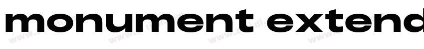 monument extend字体转换